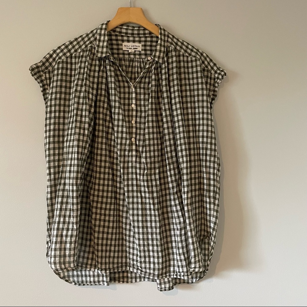 Nili Lotan Normandy blouse . s